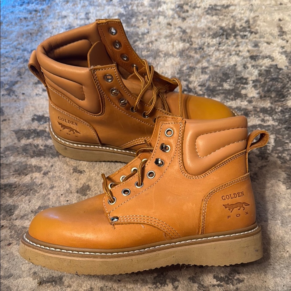 Men's golden fox Tan Leather Boots